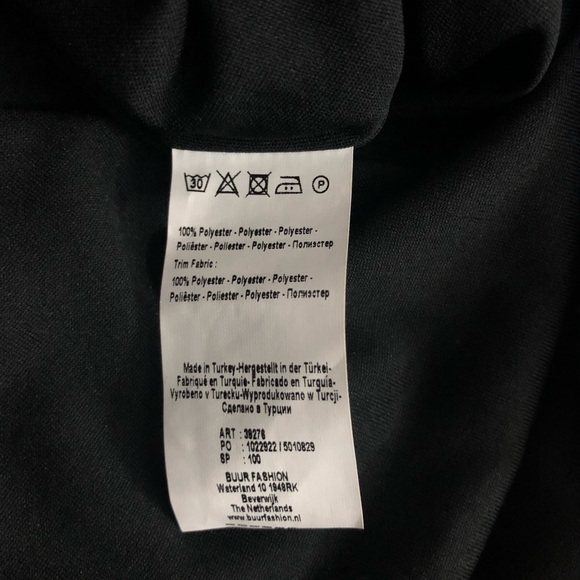 🆕 Black Grey Beige Pleated Animal Print size 12 Pull On Yest - Picture 5 of 6